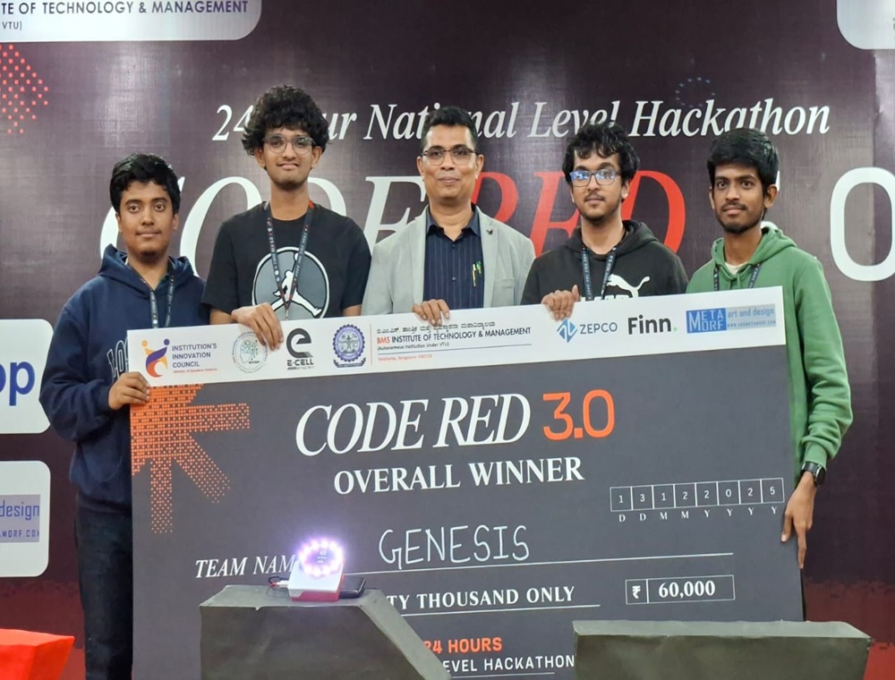 CodeRed 3.0 award photo
