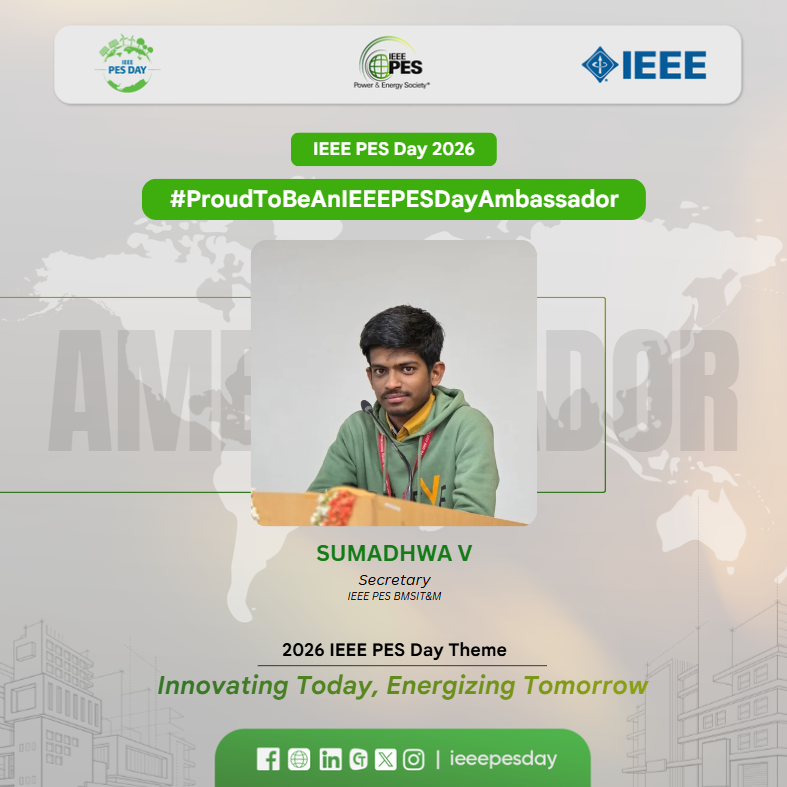 IEEE PES Day 2026 award photo